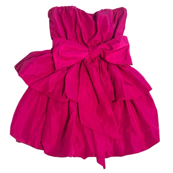 LoveShackFancy Gallant Taffeta Strapless Minidress - Picture 2 of 6